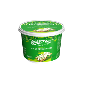 Fromage à la crème à l'ail et aux fines herbes